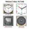 8Inch Educational Wall Clock Silent Rainbow Quartz Clock For Kids Home Decor 2