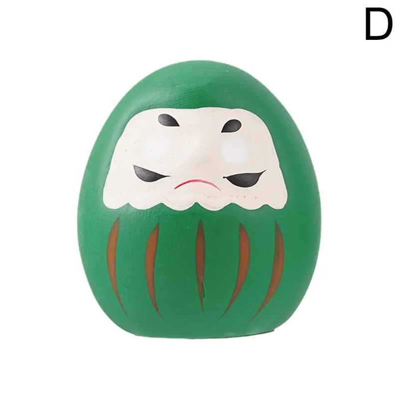 Miniature Japanese Ceramic Daruma Lucky Fortune Charm Zen Home Ornament 9
