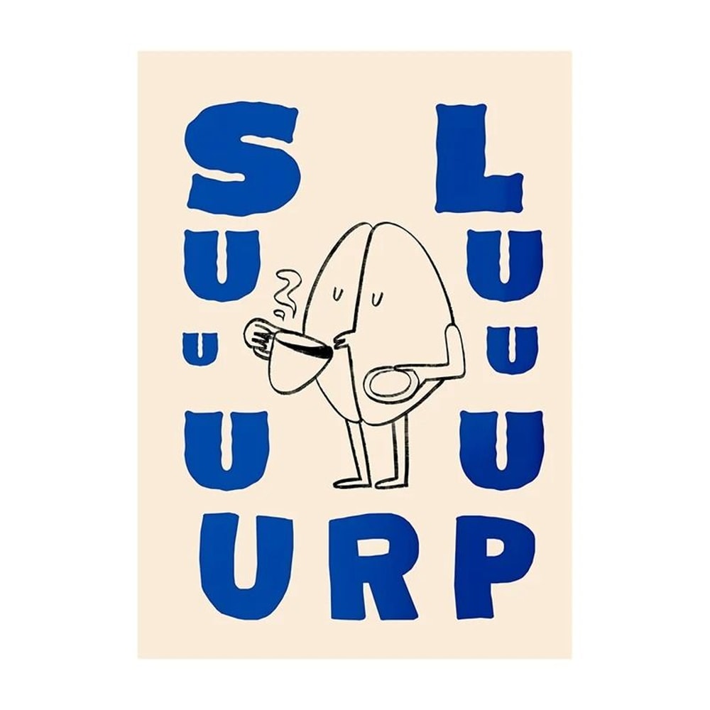 Surreal Coffee Diver Canvas Poster Trendy Kitchen Gallery Wall Art 27