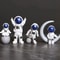 Astronaut Explorer Figurine Set 4Piece Miniature Spaceman Desktop Sculpture 0