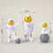 Astronaut Explorer Figurine Set 4Piece Miniature Spaceman Desktop Sculpture 15