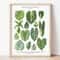 Botanical Green Houseplant Canvas Art Calming Nature Indoors Interior Print 12