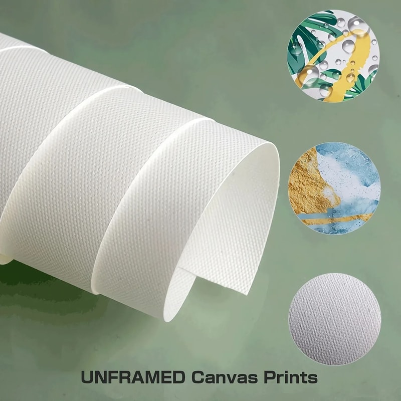 Botanical Green Houseplant Canvas Art Calming Nature Indoors Interior Print 4