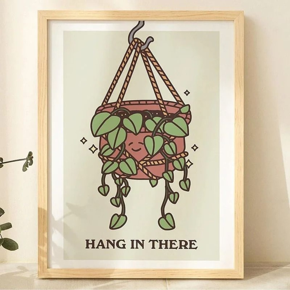 Botanical Green Houseplant Canvas Art Calming Nature Indoors Interior Print 7