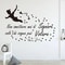 Peter Pan Never Stop Dreaming Italian Wall Decal Nursery Fly Quote Sticker 0