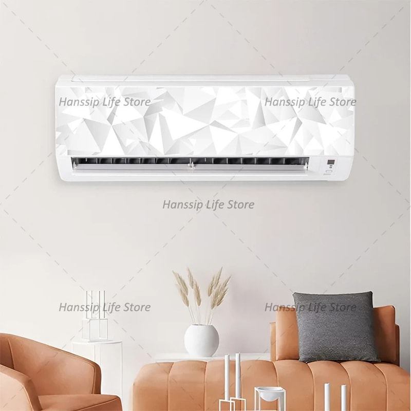 3D Vision Geometric Air Conditioner Decal Abstract Geometry Pattern Panel Sticker 16