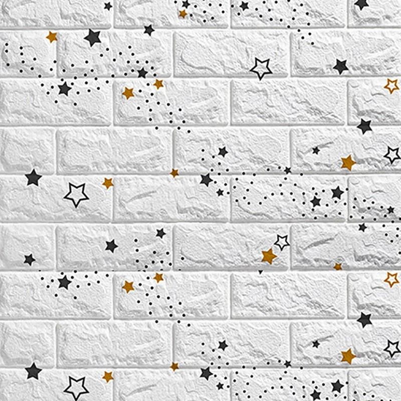3D Imitation Brick Wall Sticker Set Waterproof SelfAdhesive DIY Wallpaper 16