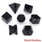 Sacred Geometry Platonic Solids Set Natural Crystal Reiki Healing Stones 9