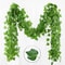 21M Artificial Ivy Vine Garland Green Leaf Creeper Rattan For Garden Home 8
