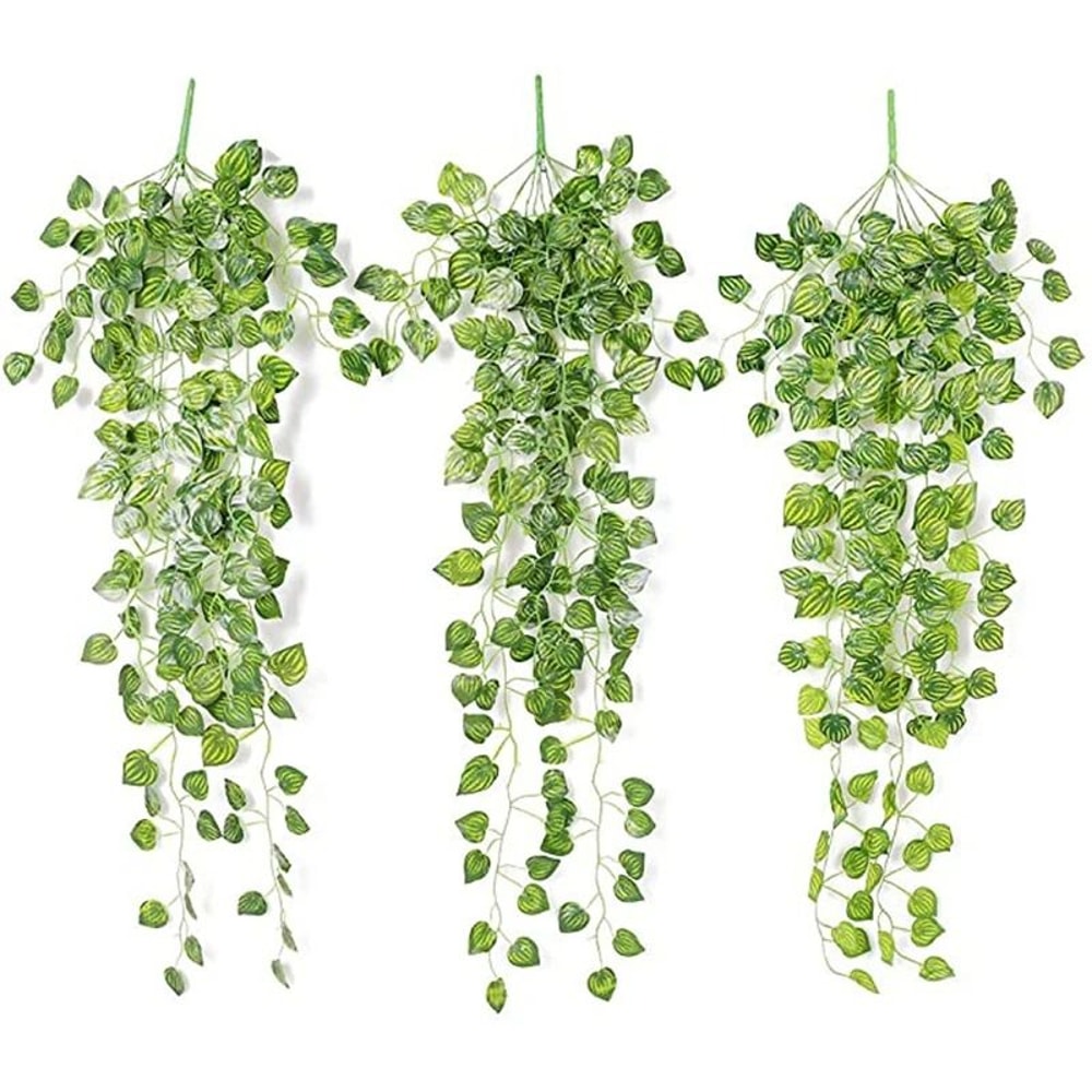 Artificial Hanging Rattan Vine Fake Ivy Greenery For Indoor Outdoor Decor 1