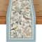 Blue Birds Spring Blossom Linen Table Runner Durable Chinoiserie Wedding Decor 6