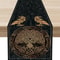 Norse Viking Raven Table Runner Tree Of Life Mythology Linen Decor 5