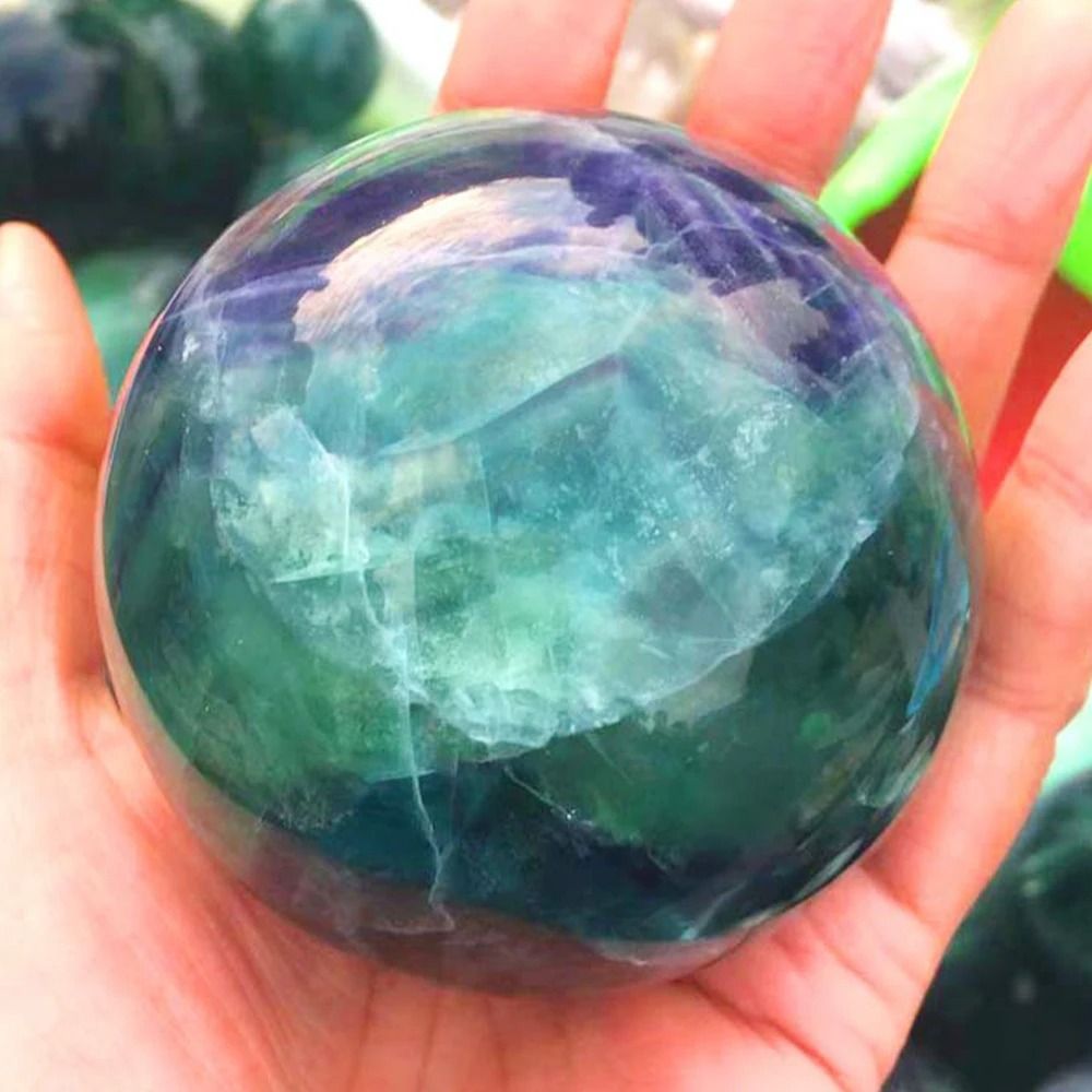 Natural Rose Quartz Crystal Ball Polished Pink Reiki Healing Sphere 47cm 13