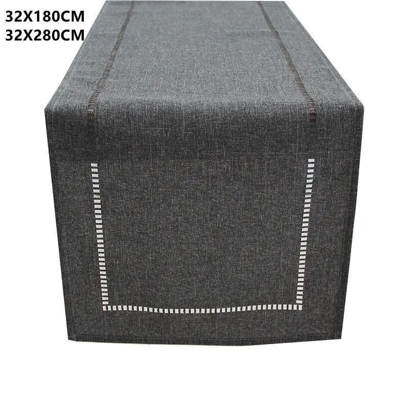 Basic Linen Style Table Runner Premium HeavyWeight Dining Tablecloth 5