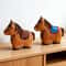 Handmade Decorative Wooden Horse Figurine Cute Animal Carving Desktop Ornament 7