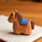 Handmade Decorative Wooden Horse Figurine Cute Animal Carving Desktop Ornament 8