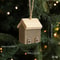 Wooden Nordic Christmas House Pendant Rustic Small Log House Tree Ornament 8