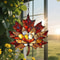 Autumn Maple Leaf Acrylic Suncatcher Thanksgiving Celebration Door Hanging Decor 1