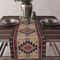 Aztec Ethnic Tribal Table Runner Boho Geometric Linen Kitchen Decor 9
