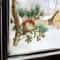 Squirrels Collecting Food Wall Sticker Whimsical Forest Mural For Bedroom Windows 0