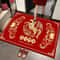2026 Year Of The Horse Festival Rug Chinese New Year Red Gold Running Horse Floor Decor 1