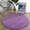 Modern Coral Velvet Circular Area Rug Silent MoistureProof Play Mat For Living Rooms 14