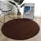 Modern Coral Velvet Circular Area Rug Silent MoistureProof Play Mat For Living Rooms 11