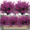 12 Bunches Outdoor Artificial Flowers UV Resistant Plastic Shrubs Fake Greenery For Window Boxes 1