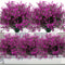 12 Bunches Outdoor Artificial Flowers UV Resistant Plastic Shrubs Fake Greenery For Window Boxes 7