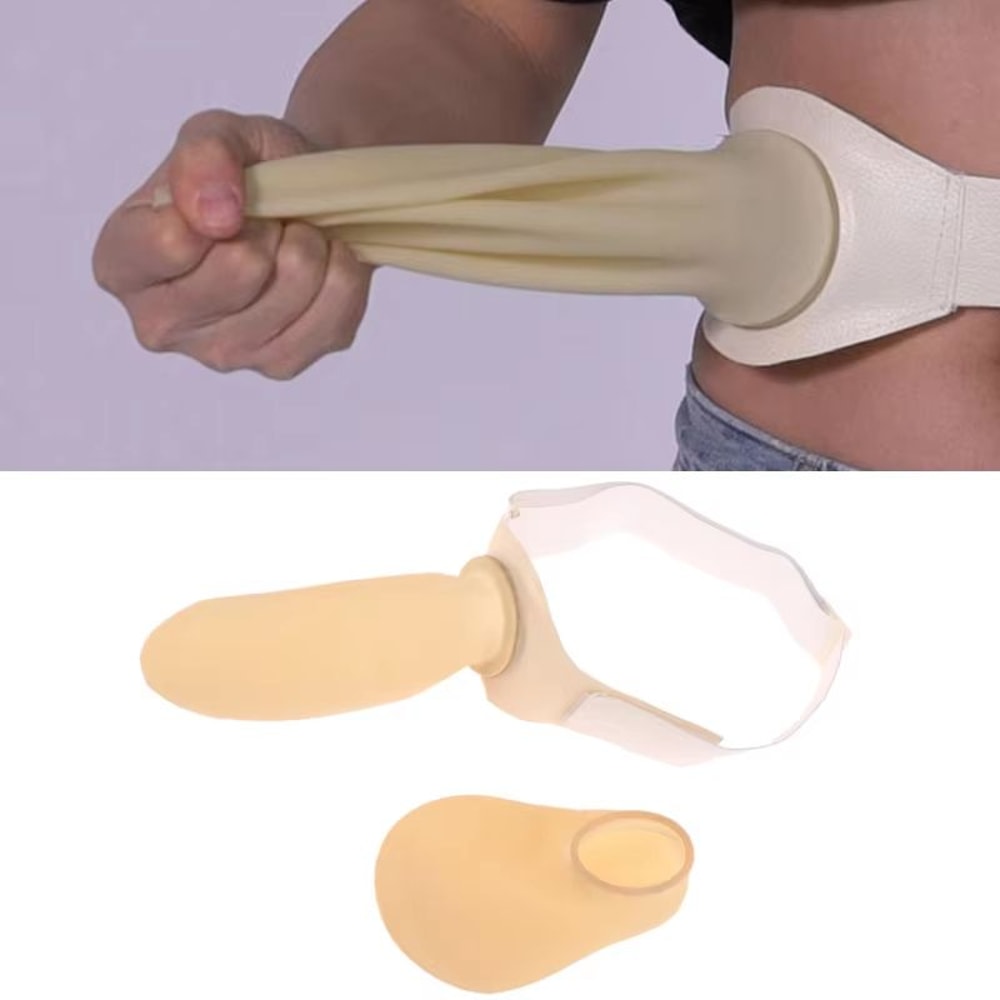 Silicone Colostomy Bags Ostomy Belt Drainable Urostomy Pouch After Colostomy Ileostomy 0