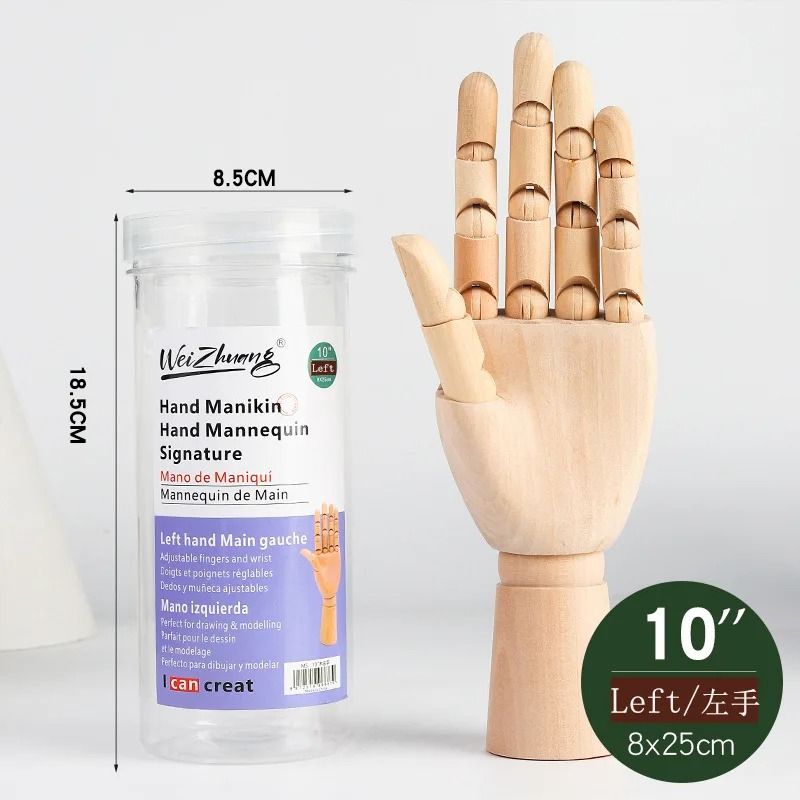 Artists Wooden Drawing Mannequin Posable Human Figurine For Anatomy Study Minimalist Home Decor 12