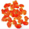 23M Autumn Red Maple Leaf Vine Simulated Foliage Wreath For Thanksgiving Halloween Festive Decor 2