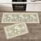 Botanical Blossom AntiFatigue Kitchen Rug Extra Thick Absorbent NonSlip Runner For Bathroom Entry 8