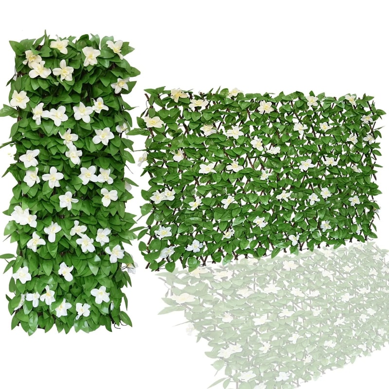 Expandable Ivy Privacy Fence Faux Greenery Screen For Balcony Garden Outdoor Stylish Decor 6