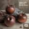 HUA HUA HandCarved Wooden Apple Diffuser Natural Rosewood Essential Oil Passive Diffuser For Home 1