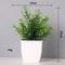 Energetic Artificial Bonsai Tree Vivid NonFading Greenery Centerpiece For Modern Office Home Tabl 5