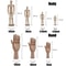 Artistic Wooden Sketch Mannequin Movable Human Figure For Drawing Art Reference Modern Home Offic 1