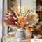 40pcs Preserved Orange Eucalyptus Pampas Bouquet Tropical Boho Fall Wedding Arrangement Modern H 9