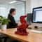 2026 Chinese Red Horse Statue Resin Success Figurine For Feng Shui Wealth Luxury Office Desk Deco 2