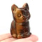Natural Crystal Cat Statue HandCarved 18 Amethyst Tiger Eye Healing Figurine For Chakra Meditatio 4