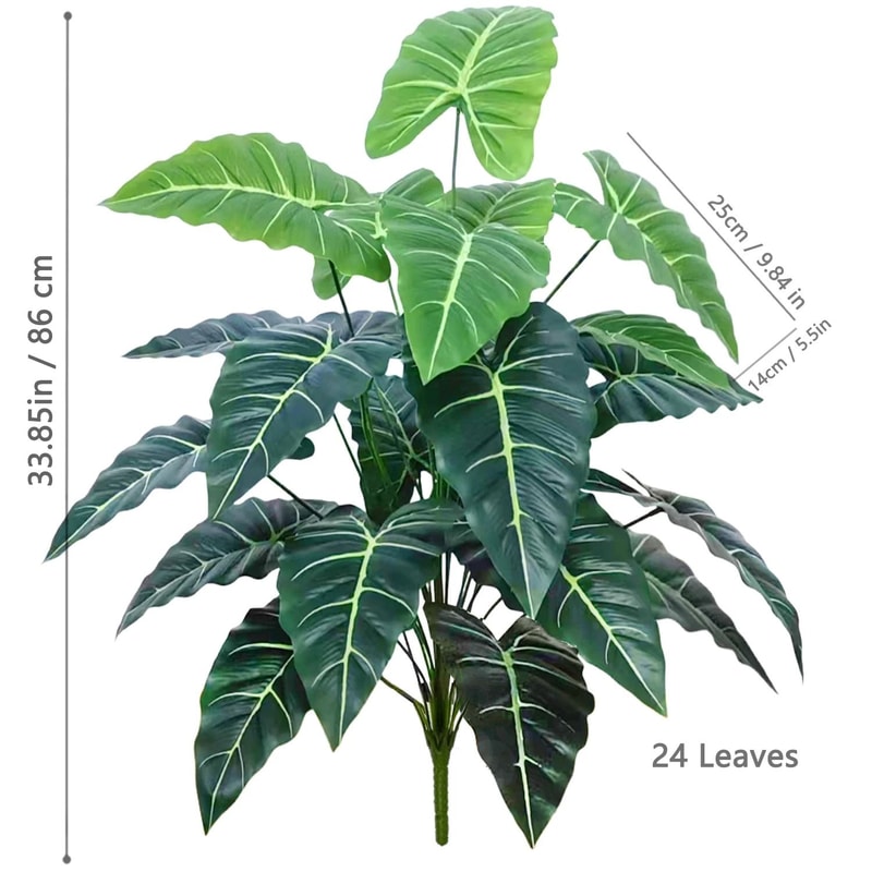 Giant Artificial Calla Lily Tropical Foliage Large Floor Plant For Modern Home Office Decor 10