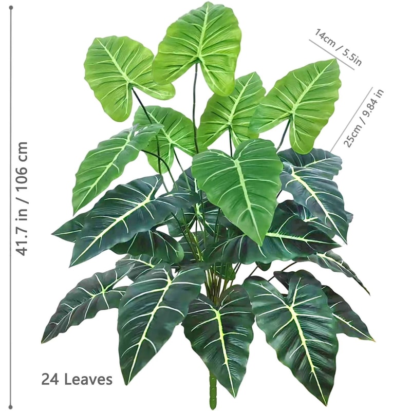 Giant Artificial Calla Lily Tropical Foliage Large Floor Plant For Modern Home Office Decor 11