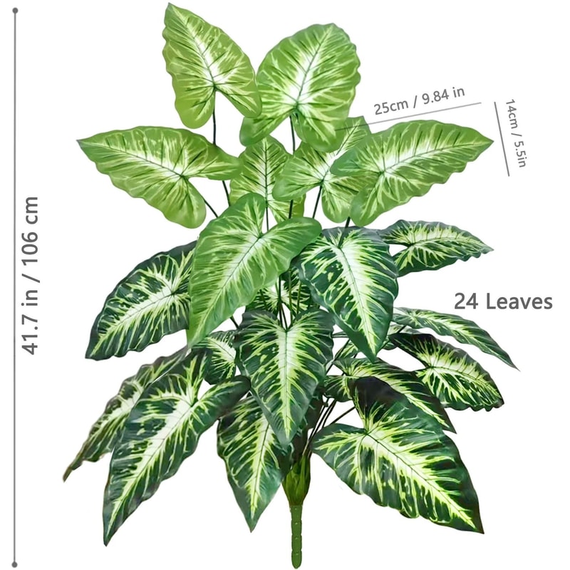 Giant Artificial Calla Lily Tropical Foliage Large Floor Plant For Modern Home Office Decor 14