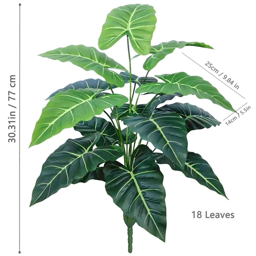 Giant Artificial Calla Lily Tropical Foliage Large Floor Plant For Modern Home Office Decor 15
