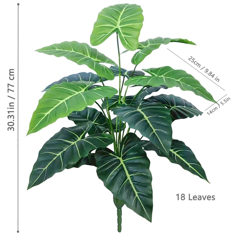 Giant Artificial Calla Lily Tropical Foliage Large Floor Plant For Modern Home Office Decor 15