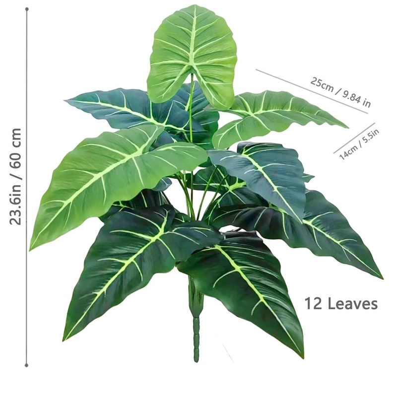 Giant Artificial Calla Lily Tropical Foliage Large Floor Plant For Modern Home Office Decor 16