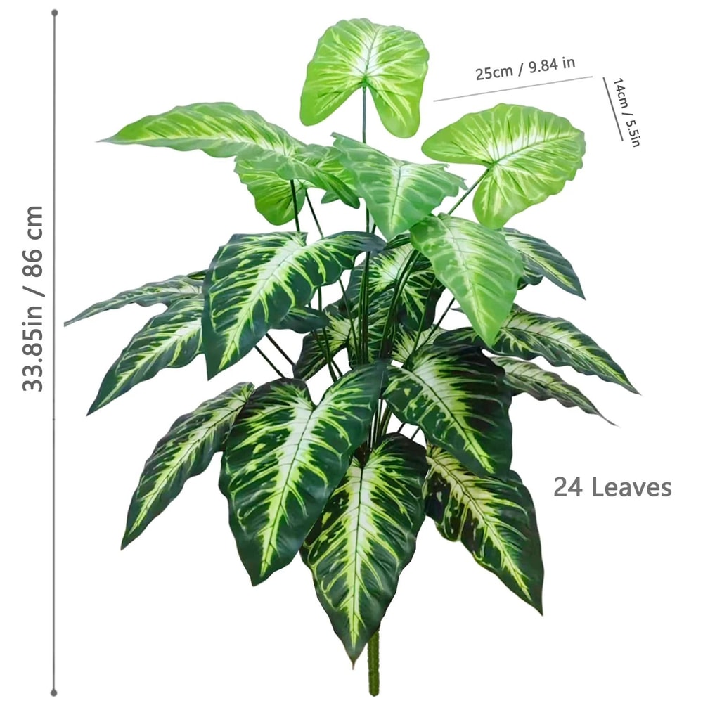 Giant Artificial Calla Lily Tropical Foliage Large Floor Plant For Modern Home Office Decor 17