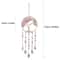 Natural Agate Dream Catcher Celestial Moon Star Sun Crystal Wall Hanging For Garden Bedroom Deco 7
