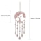 Natural Agate Dream Catcher Celestial Moon Star Sun Crystal Wall Hanging For Garden Bedroom Deco 7