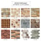 15Pcs Waterproof PVC Brick Wall Stickers Modern SelfAdhesive Wallpaper For TV Wall Kitchen Kids R 1